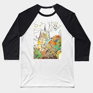 Erfurt, motif 1 Baseball T-Shirt